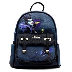 NEW Disney Maleficent Mini Backpack Black by WondaPop Blacklight Edition Limited